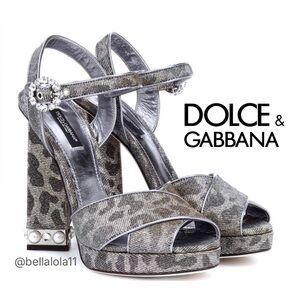 AUTHENTIC DOLCE & GABBANA ALTA MODA RUNWAY HEELS